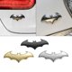 thumbnail image 4 of emblema de insignia de metal cromado de Batman en 3D para la parte trasera del coche, accesorio adhesivo con el logotipo (plateado), 4 of 5