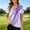 Multicolor1, variant on BXJX Womens Cotton Polo Shirts, Stretchable V Neck Collared Short Sleeve Golf Tops Multicolor Size S-2XL