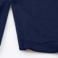 thumbnail image 4 of Kakii Men's Solid Color Long Sleeved Hooded Fake Two-piece Sports T-shirt Fitness Base Top, 4 of 5