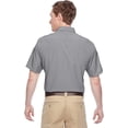 thumbnail image 3 of M610S Harriton Men's Paradise Short-Sleeve Performance Shirt Dark Grey XS, 3 of 4
