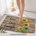 thumbnail image 3 of Sunflower Rustic Door Mat&nbsp;Indoor Outdoor Entrance, Non Slip Rug for Kitchen Bathroom Entryway Rug, Vintage Wooden Flowers Butterfly Washable Doormat Floor Mat for Office Home Decor 20x31.5 Inch, 3 of 8