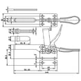 thumbnail image 3 of Herramienta Manual Abrazadera De Palanca Abrazadera Antideslizante Herramienta De Liberación Rápida Abrazadera Rápida Manual sonducket TO005289-00, 3 of 6