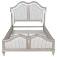 thumbnail image 4 of Miekor Furniture Katerina Ivory and Silver Oak Queen Platform Bed with LED Light MK8815, 4 of 12