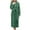 Green, variant on Gaexia Womens Robe Plush Coral Bathrobe Long Sleeve Winter Wear with Pockets and Belt Soft Flannel Nightgown Elegant Cardigan Style Comfort