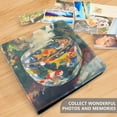 thumbnail image 4 of FORMRS 3 Ring Photo Album 4"x6" Self Adhesive Large Capacity PU Leather Cover, Colorful Goldfish, 4 of 8
