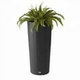 thumbnail image 2 of DMC Products Indoor/Outdoor Tall Round Woven Resin Wicker Vista Planter, Black, 40", 2 of 3