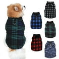 thumbnail image 5 of Autumn Winter Pet Sleeveless Vest Costume Clothes Small Medium Large Dogs Winter Velvet Vest Shirt,S,Green, 5 of 5