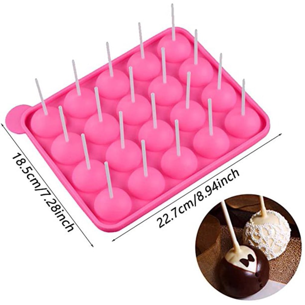 RORPOIR Cake Pops Mold Silicone Gummy Molds Cakesicles Mold Cake Mold  Silicone Mold Mousse Mold Fondant Mold Clay Plaster