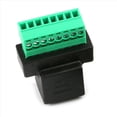 thumbnail image 4 of 3X Adaptador Extensor de Cable Ethernet con Conector de 8 Pines RJ45 Hembra A Terminal de Tornillo de Red de Alta Calidad, 4 of 5