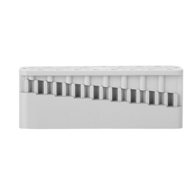 Bloque de medición, limas de bloque de endodoncia dental, tablero de prueba de raíz dental, regla endodóntica, eficiencia óptima