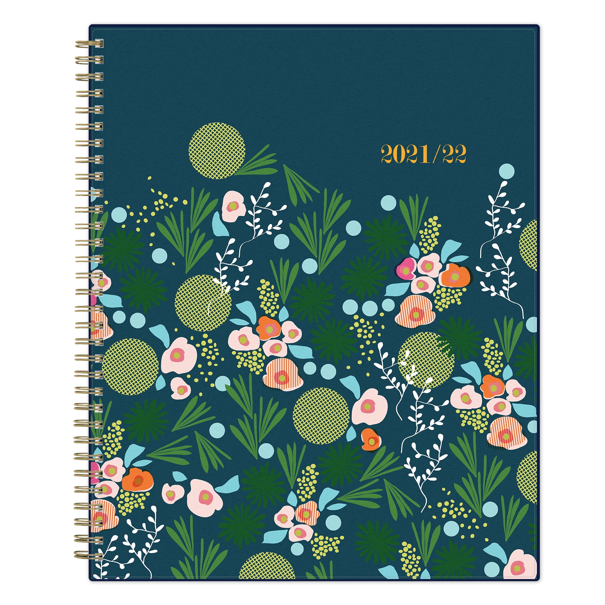 21-22 Weekly Monthly Planner, 8.5 x 11, by Snow & Graham for Blue Sky, Kukka Navy