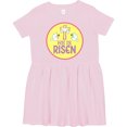 thumbnail image 3 of Inktastic He is Risen for Easter Girls Toddler Dress, 3 of 5