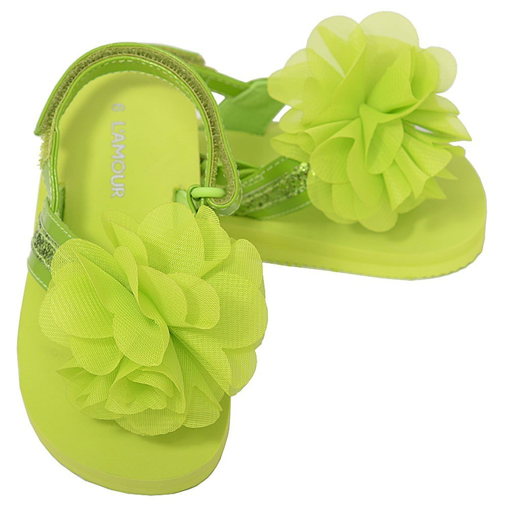 baby girl green shoes