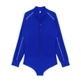 thumbnail image 5 of YiZYiF 2Pcs Men Latin Ballroom Dance Leotard Outfits Bodysuit Top with Tassels Flare Pants Dancewear Blue L, 5 of 7