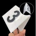 thumbnail image 5 of UrbanMingle 30 Pieces Acrylic Tent Table Numbers, Number 1-30 White and Black, 5 of 5