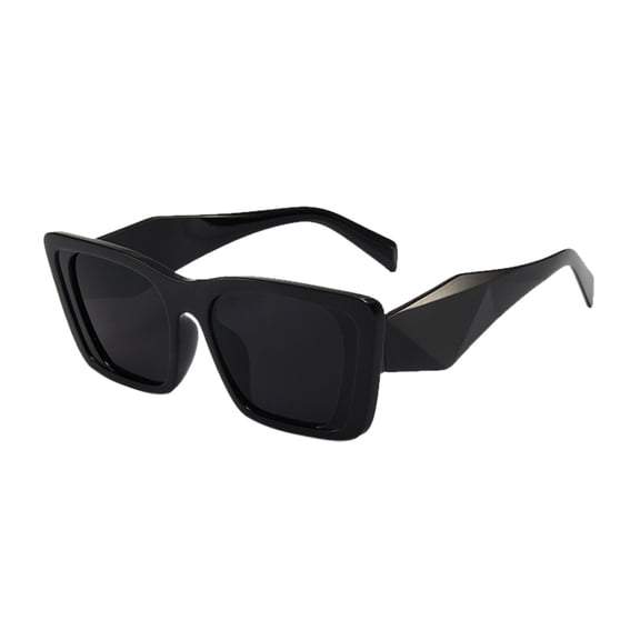 Black Polarized Fit Over Sunglasses for Women Retro Sunglasses PU Classic Retro Style UV400 Protection One Size
