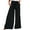 Black, variant on Gerichy Womens Wide Leg Lounge Pants with Pockets High Waisted Adjustable Tie Knot Loose Casual Trousers Dress Work Pants Solid Color Pants Baggy Elastic Waist Trouser Fashion High Straight Pant