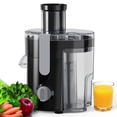 thumbnail image 1 of Toytexx Centrifugal Juicer Machine, 2-Speed Fruit and Vegetable Juicer with 304 Stainless Steel Filter, Compact Countertop Juice Maker for Home Kitchen, 1 of 9