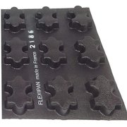 Sasa Demarle FP 2186 Flexipan Origine Silicone-Fiberglass Baking Mold with 9 Jigsaw-Puzzle-Piece Cavities, Each 2-1/2 Inch x 4 Inch x 1 Inch High