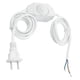 thumbnail image 2 of 5X Cable de Energia de Lampara Blanca con Interruptor de Regulador de Intensidad AC 250V/110V Clavija de EE.UU., 2 of 3