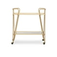 thumbnail image 4 of Putnam Gold Mid-Century Bar Cart, 4 of 6