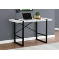 thumbnail image 1 of Monarch Specialties Computer Desk, Home Office, Laptop, 48"l, Work, Metal, Laminate, White, Black, Contemporary, Modern, 1 of 5