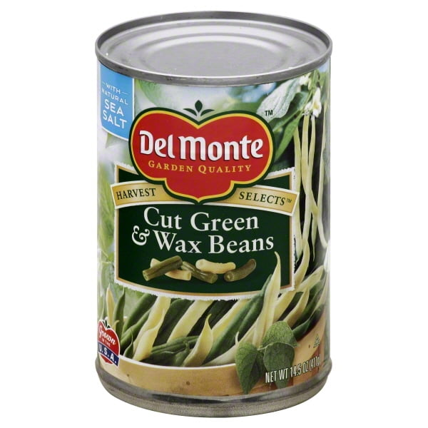 Del Monte Harvest Selects Cut Green & Wax Beans, 14.5 Oz
