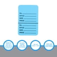 thumbnail image 4 of SSWBasics Blue Perforated Clothing Tags - 1000 Unstrung Tags for Clothes - Coupon Price Tags - Clothing Tags and Labels - 1¼”W x 1⅞”H, 4 of 5