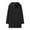 Black, variant on Enjoytime Women Winter Coats Solid Color Fashion Long Sleeve Zipper Neck Jacket Outerwear Jackets for Women