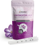 NutraBlast Contraceptive Gels and Cream Applicators, 15 Ct