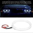 thumbnail image 4 of Pair 9?36V LED Angel Eyes Headlight Signal Lamp Halo Rings White Amber Dual Color Decorative for Car 105mm/4.13in, 4 of 5