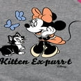 thumbnail image 3 of Disney - Minnie Mouse - Kitten Expurrt - Toddler & Youth Girls Raglan Graphic T-Shirt, 3 of 4