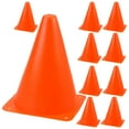 thumbnail image 1 of OULII 10Pcs Portable Orange Plastic Football Cones for Athletic Speed and Control Drills, 1 of 8