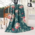 thumbnail image 2 of Pioneer Flower Blanket,Comfortable Soft Flannel Throw Blanket,All Season,Warm Lightweight Blankets for Sofa Bed Couch Living Room Chair,40"x50"(100x130cm), 2 of 4
