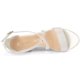 thumbnail image 4 of Sandalias de Tacón Cuadrado Allegra K con Purpurina para Mujeres Blanco 40, 4 of 6