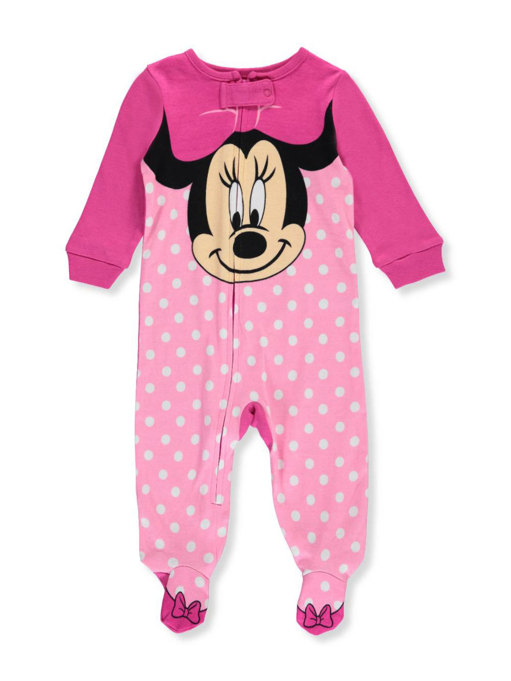 Disney Minnie Mouse Baby Girls' Footed Coverall pink/multi, 3 6