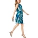 thumbnail image 1 of Vestido acampanado con cinturón para mujer de INC, verde, 10, 1 of 1