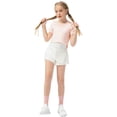 thumbnail image 5 of BULLPIANO Girls Athletic Shorts with Liner Lightweight Running Tennis Shorts Kids Quick Dry Sports Active Short, 5 of 6