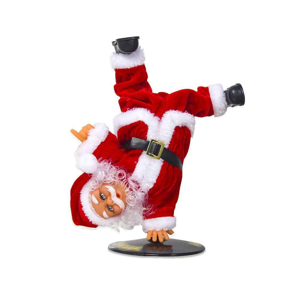 Christmas Santa Claus Moving Toy Street Dance Spinning Plush Xmas Figurines  Family Holiday Animated Doll Crafts Gifts | Walmart Canada