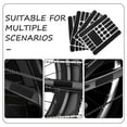 thumbnail image 3 of WRITWAA 4 Sheets Of Bike Frame Protective Stickers PVC Anti Scratch Bicycle Frame Protection Black, 3 of 8