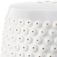 thumbnail image 3 of Safavieh Stella Nail Head Indoor/Outdoor Patio Stool, White, 3 of 4
