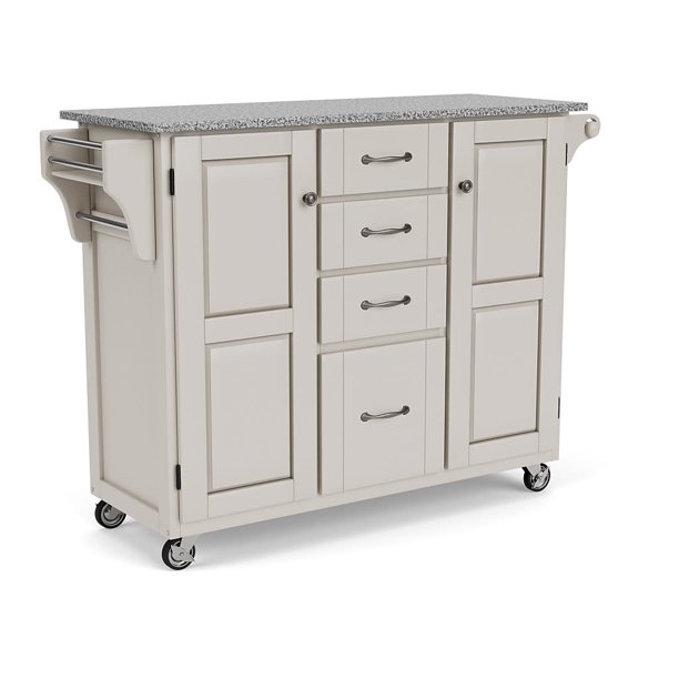 CreateaCart OffWhite Kitchen Cart