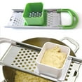 thumbnail image 2 of Sarapandan Create Traditional Egg Noodles & Pasta with Stainless Steel Blade Kitchen Tool Green Spaetzle Maker, 2 of 2