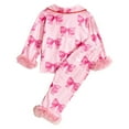 thumbnail image 4 of Zshosam Baby Girl Pajamas Girls Pajamas Sets Long Sleeve Sleepwear Loungewear kids 2 Piece Pjs Set Size 3T 4T,(Pink 3-4 Years), 4 of 9