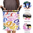 thumbnail image 3 of 50-liter Large Capacity Laundry Basket Sealed and Dustproof Easy Carry Handles Applicable to Laundry Room Bedroom Bathroom College Dorm Capture Love, 3 of 7