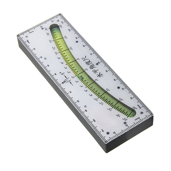 Zeiwohndc Slope Meter and Trail Inclinometer Slope Locator Heel Clinometer 0-20 Degree