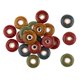 thumbnail image 2 of 20PCS Multi Colors 2cm De Cerámica Sueltas Espaciadoras Colgantes De Esmalte Para Joyas Manualidades DIY Macarena Perlas sueltas de cerámica colgante, 2 of 7