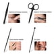 thumbnail image 4 of 8pcs Stainless Steel Kit Pedicure Manicure Set Nail Clippers Scissors Ear Pick Acne Needle Traveling Grooming Kit, 4 of 5