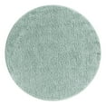 thumbnail image 4 of Unique Loom Soft Solid Shag Collection Area Rug - Aras (4' 1" Round Sage Green), 4 of 7