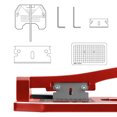 thumbnail image 5 of AT-CJ Angle Cutting Station 45°-90° Angle 38mm Width 2-58mm Length Cutting Table 3mm Plastics Rods 1mm Plastics Sheets Cutting Platform with Damping Adjustment Function, 5 of 5